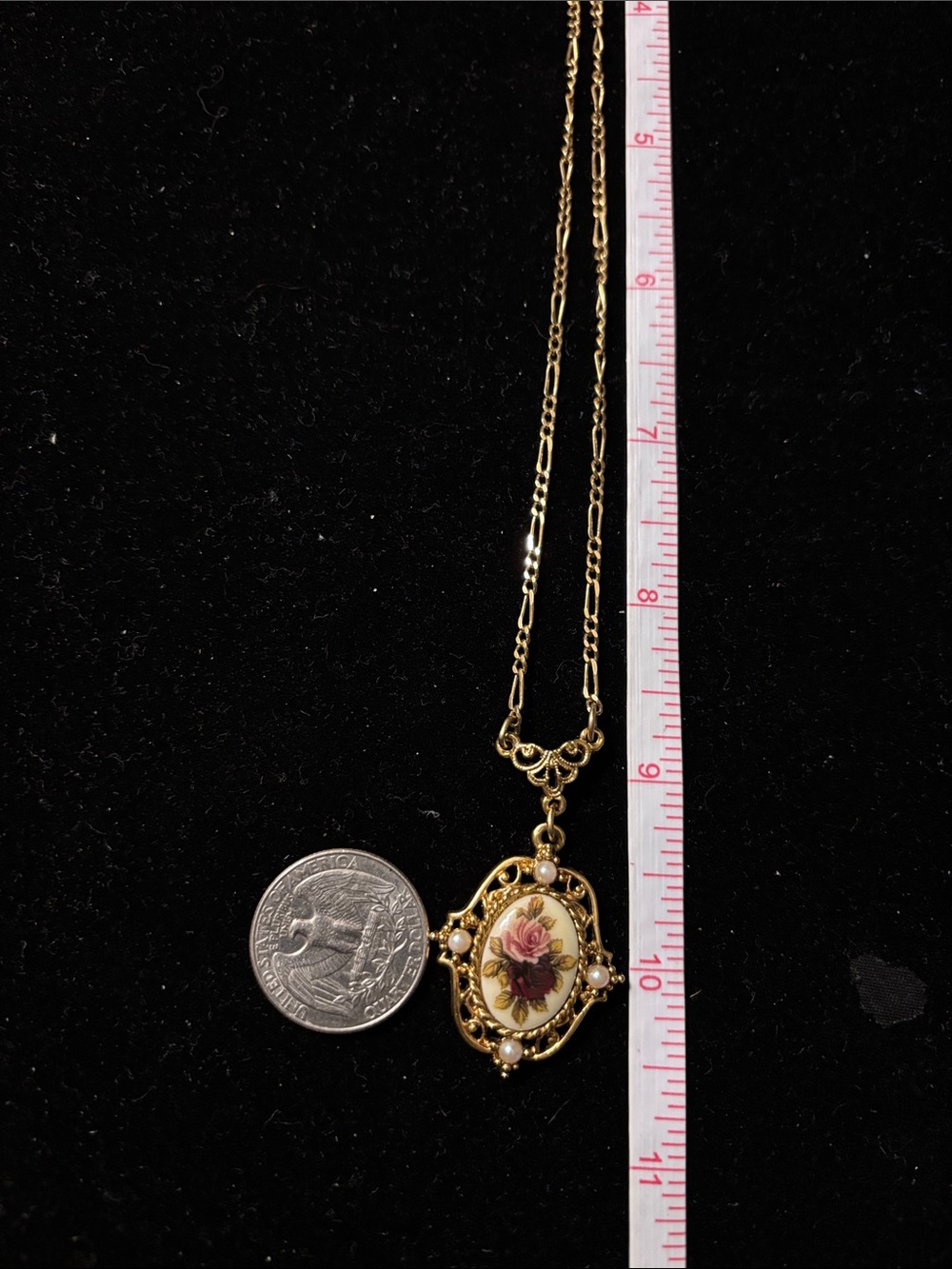 1928 Manor House Collection Necklace Rose - Picture 5 of 5